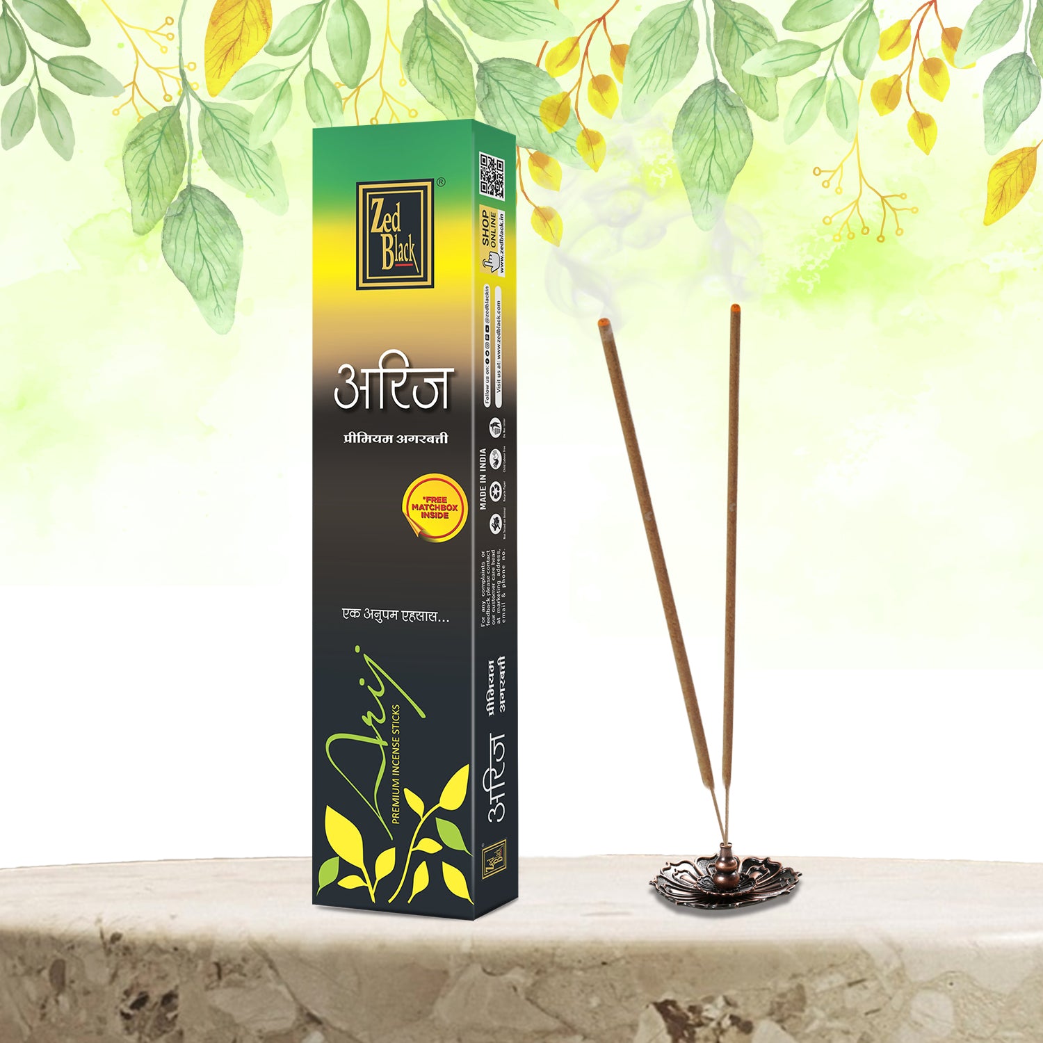 Zed Black Arij Permium Agarbatti 30g