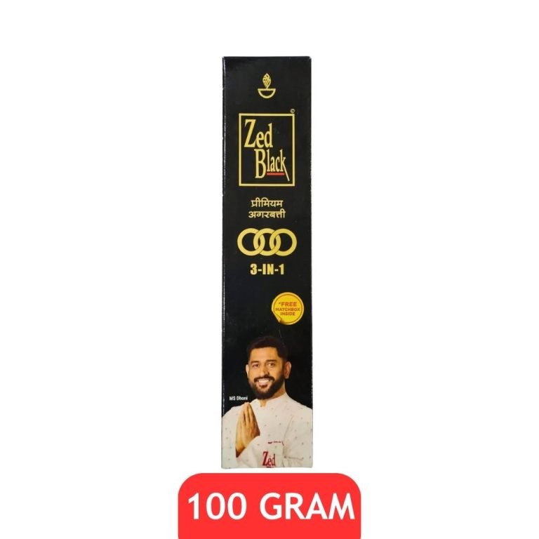 Zed Black 3-in-1 Permium Agarbatti 100g