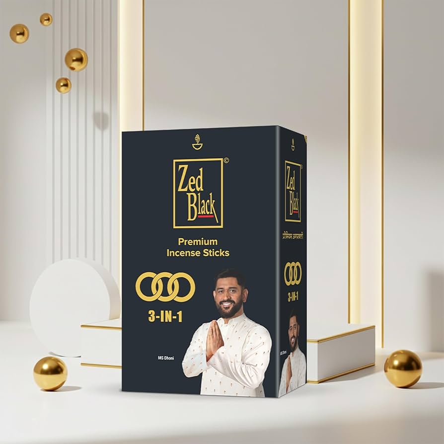 Zed Black 3-in-1 Permium Agarbatti 175g