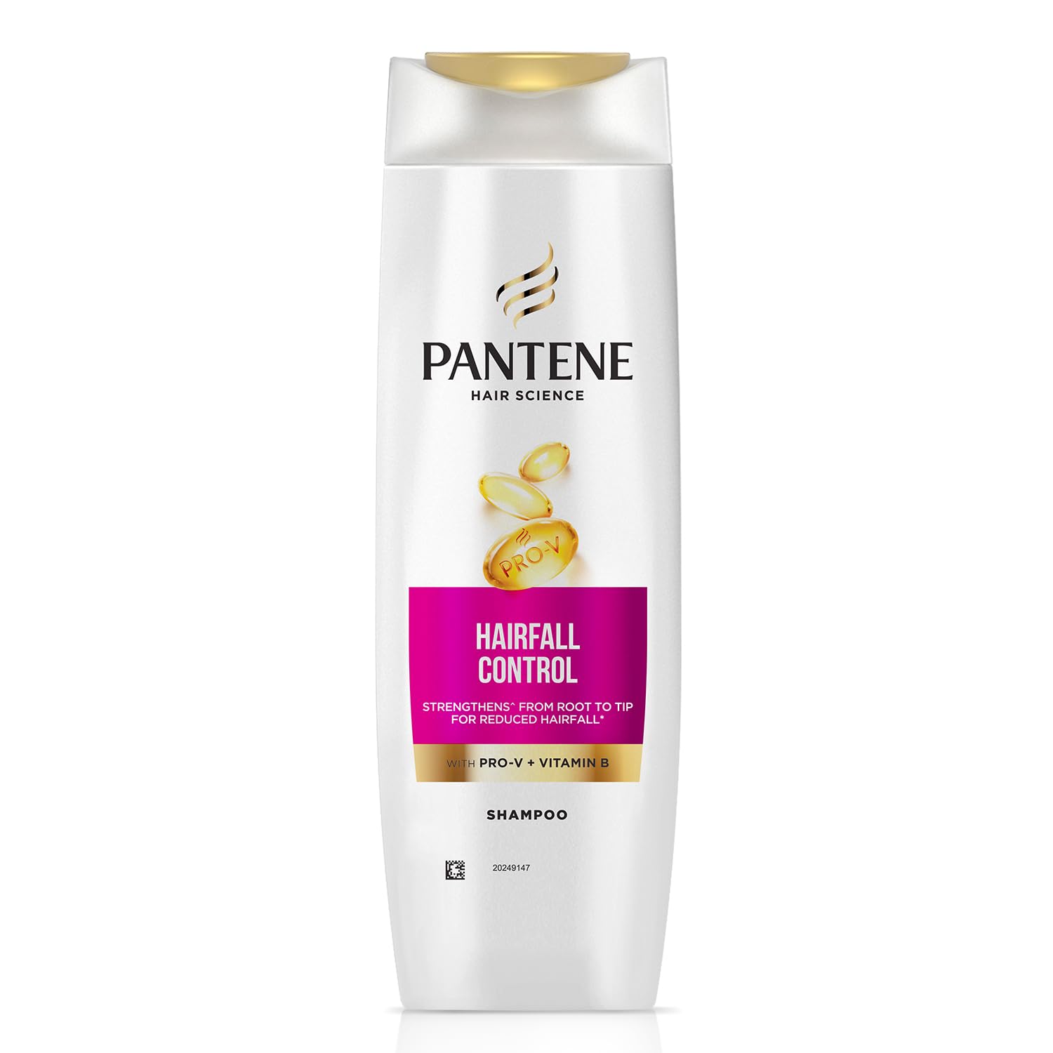 Pantene Advanced Hairfall Solution, Hairfall Control Shampoo, Pack of 1, 180ML, Pink
