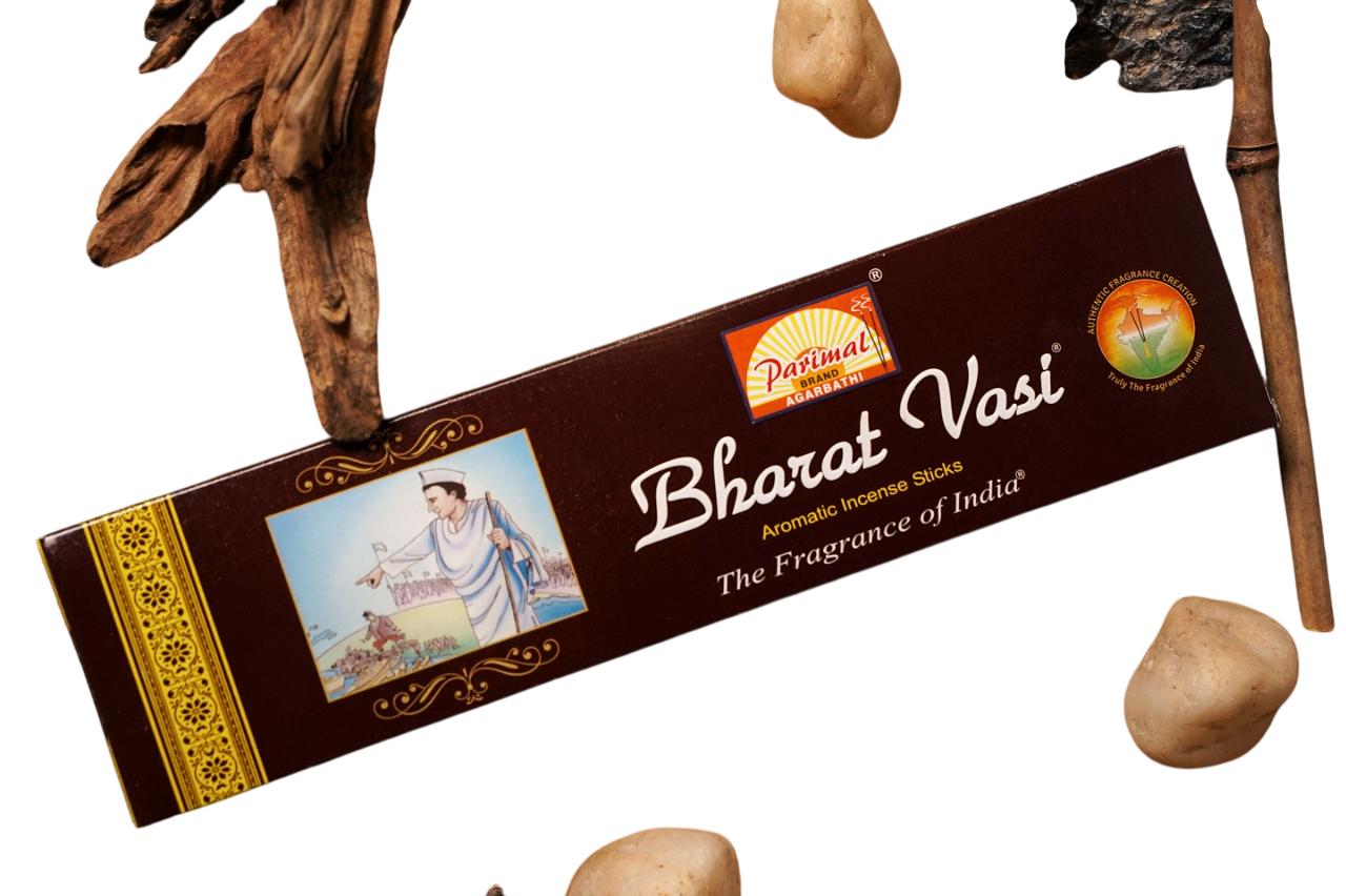 Parimal Bharat Vasi Aromatic Agarbatti 100g + Divine Sambrani