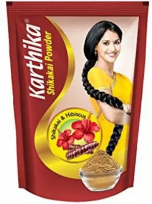 KARTHIKA Herbal Powder Shikakai & Hibiscus - 40g
