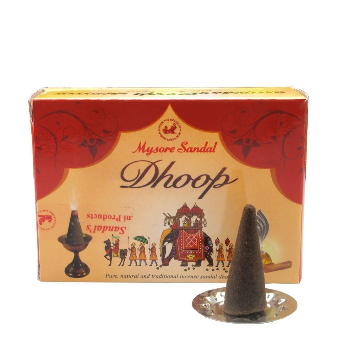 Mysore Sandal Dhoop - 20 Pieces (Pack Of 1 Box)