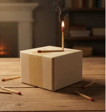 Horse Wax Match Box