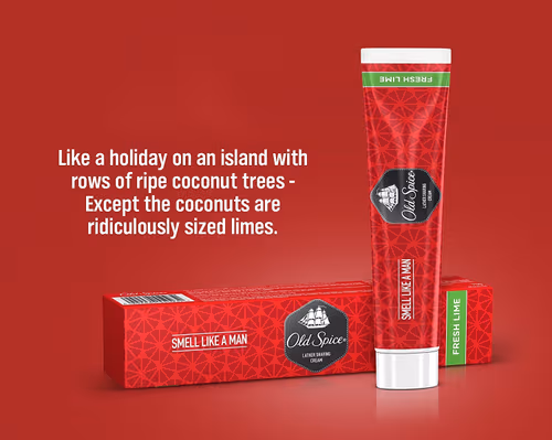 Old Spice Fresh Lime Shaving Cream 70g