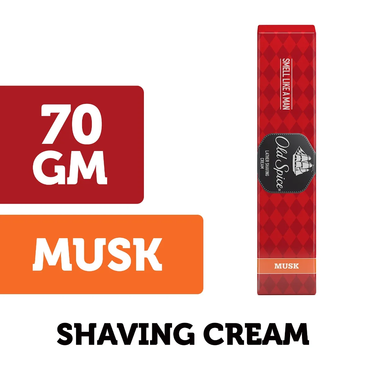 Old Spice Fresh Musk Shaving Cream 70g
