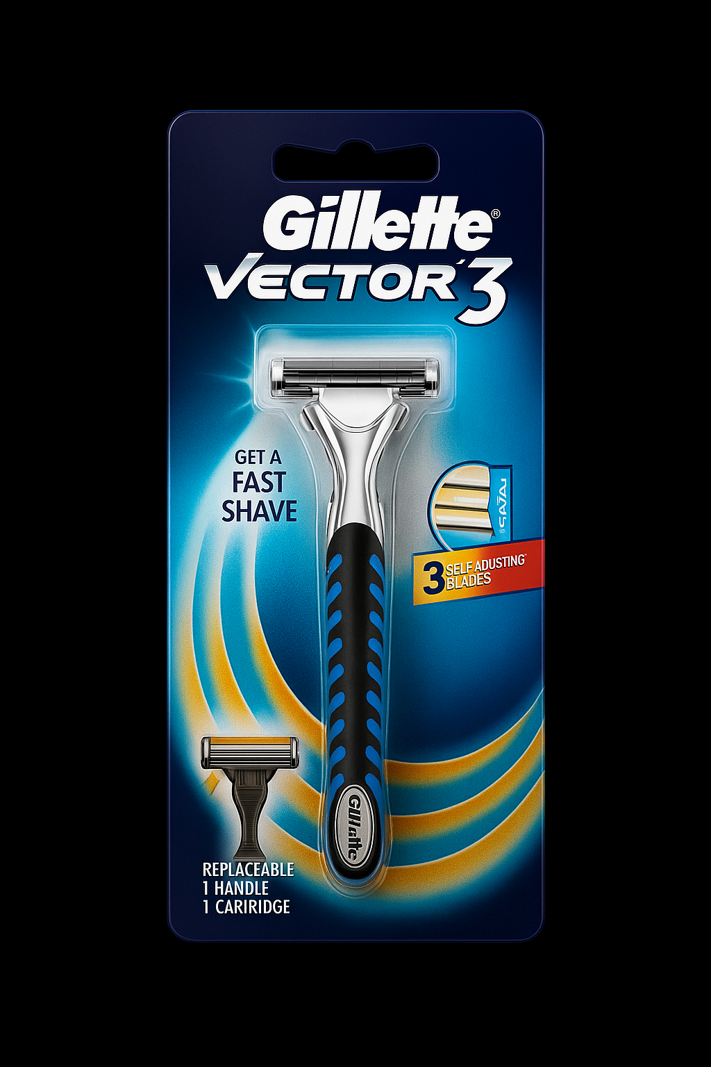 Gillette Vector 3 Blade Shaving Razor