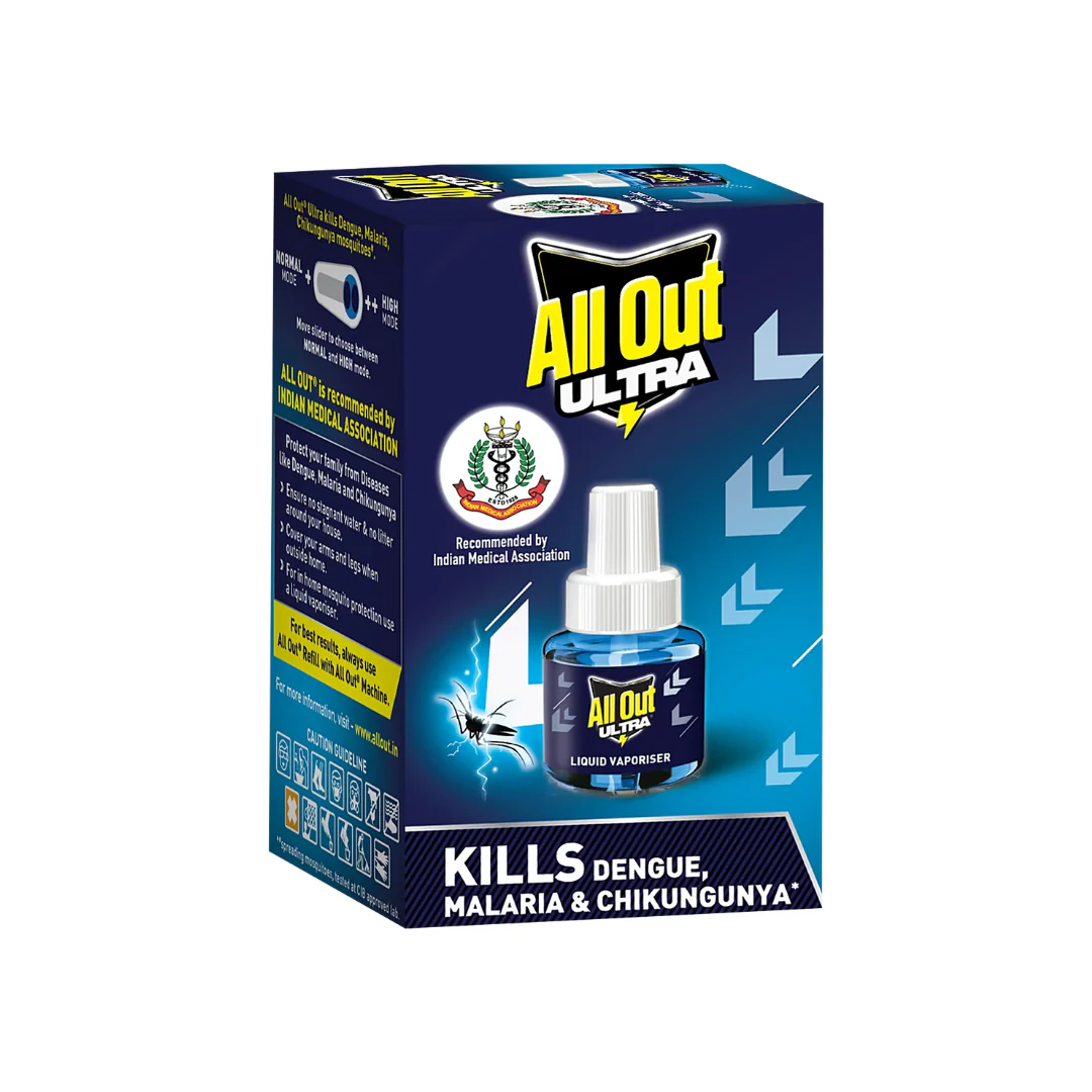 All Out Ultra 1U Refill Liquid Vaporiser 45ml