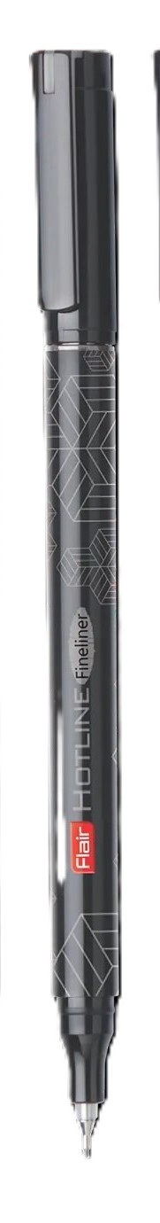 Flair Hotline Fine Liner Stick Pen, Black