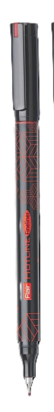Flair Hotline Fine Liner Stick Pen, Red