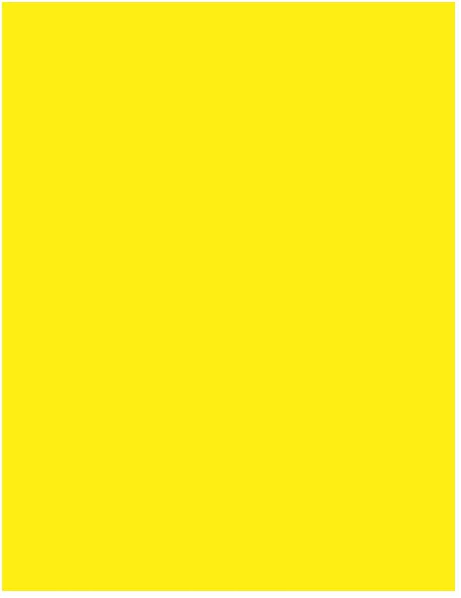 Light YELLOW A4 SIZE PAPER FOR CRAFT SET OF 100