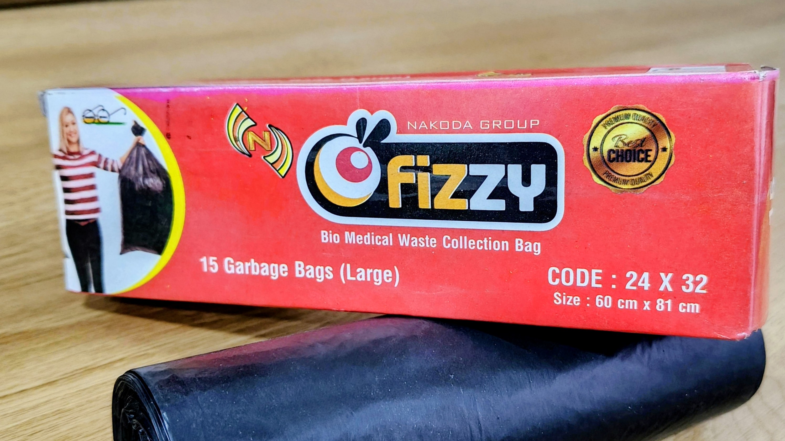 Fizzy Small Garbage Bags Large (24 inches x 32 inches)