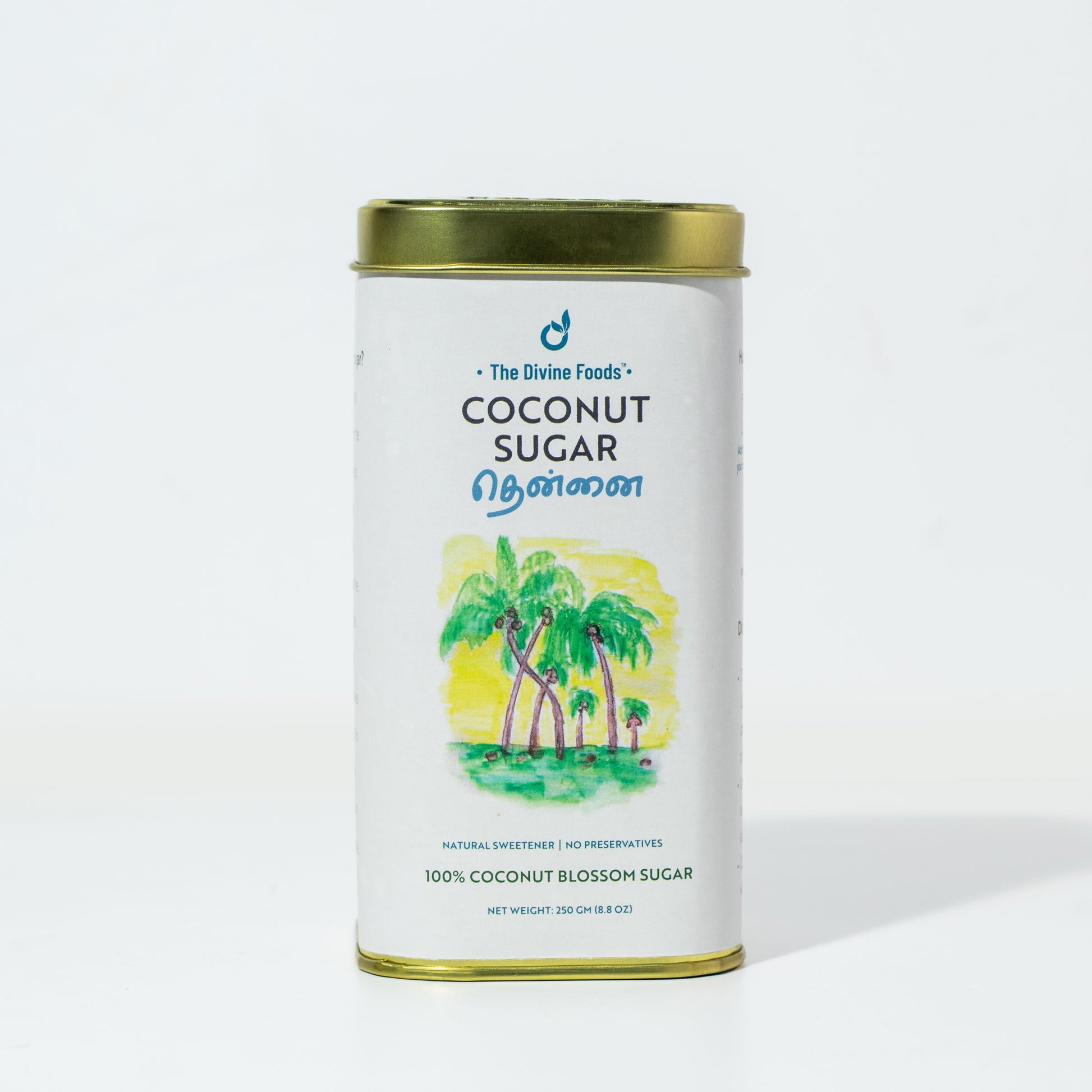 Organic Coconut Sugar | Natural Sweetener, Sugar Alternative, Coconut Palm Sap | Unrefined 250gm