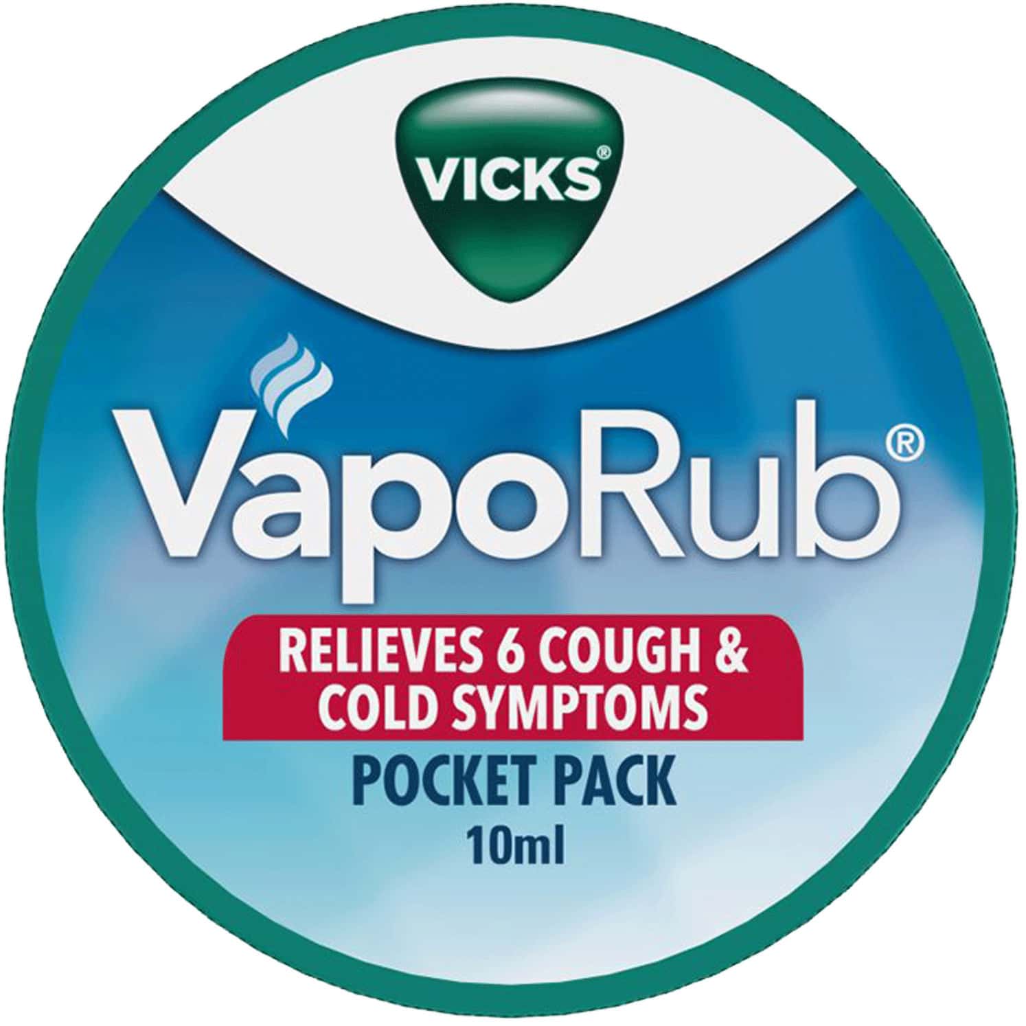 Vicks VapoRub Classic Relieves 6 Cough Cold Symptoms 10ml