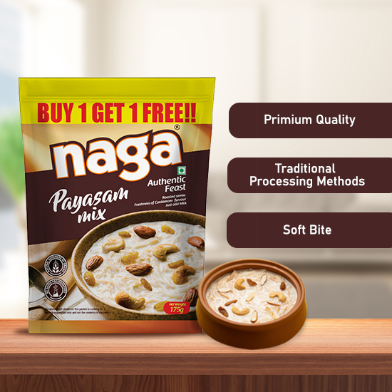 Naga Seviyan Kheer Vermicelli Payasam Mix 175g Buy 1 Get 1 Free