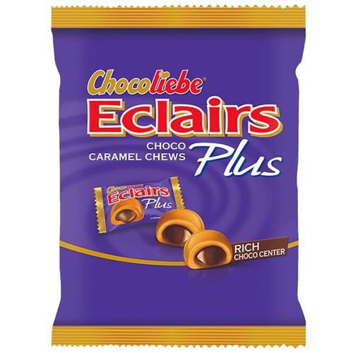 Alpenliebe Eclairs Rich Caramel Choco Chewy Toffee - 100 Pcs