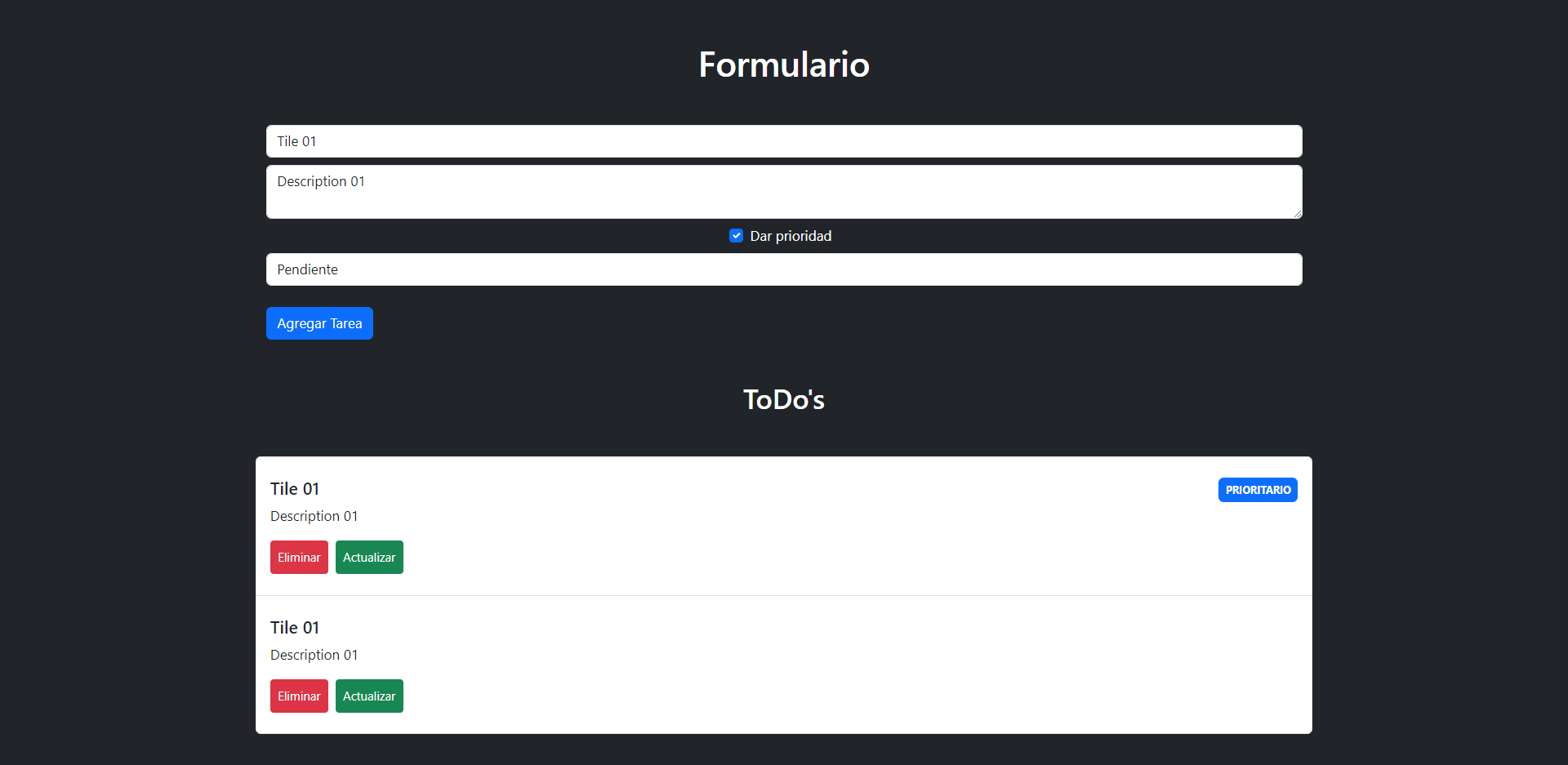 Todo preview