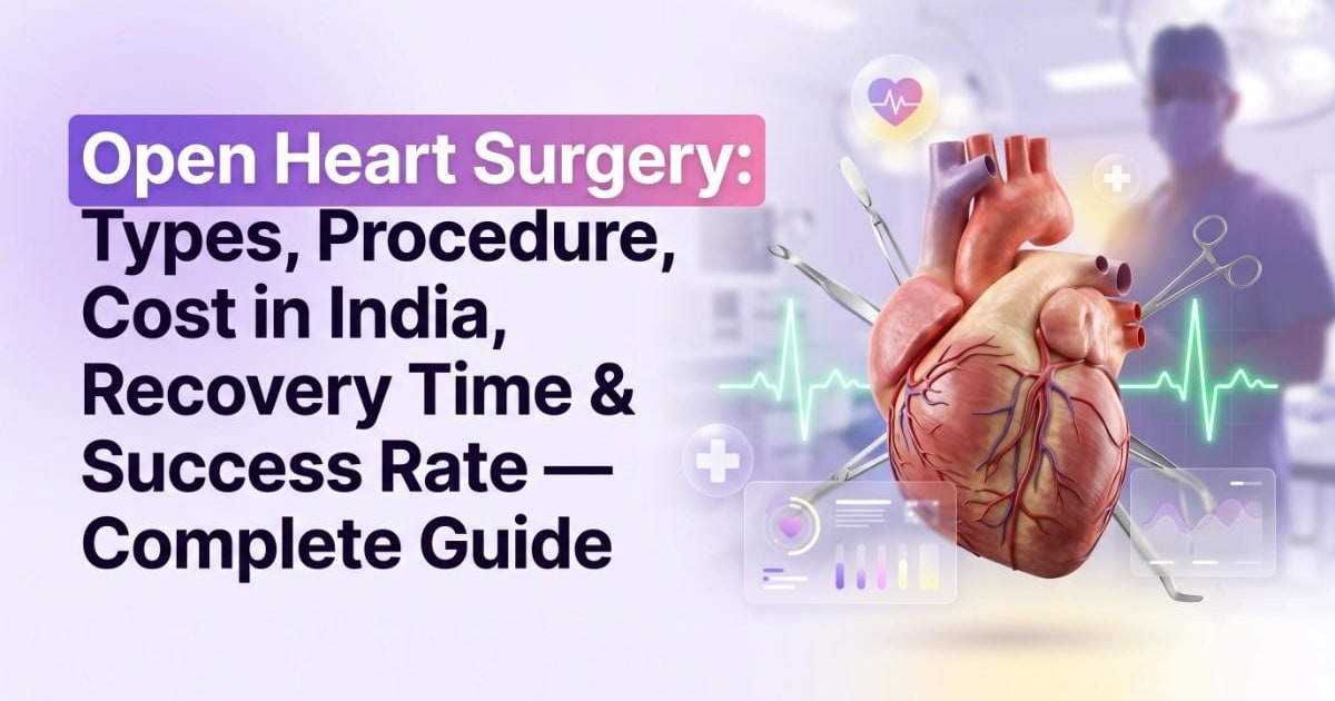 Open Heart Surgery: Types, Procedure, Cost in India, Recovery Time & Success Rate — Complete Guide