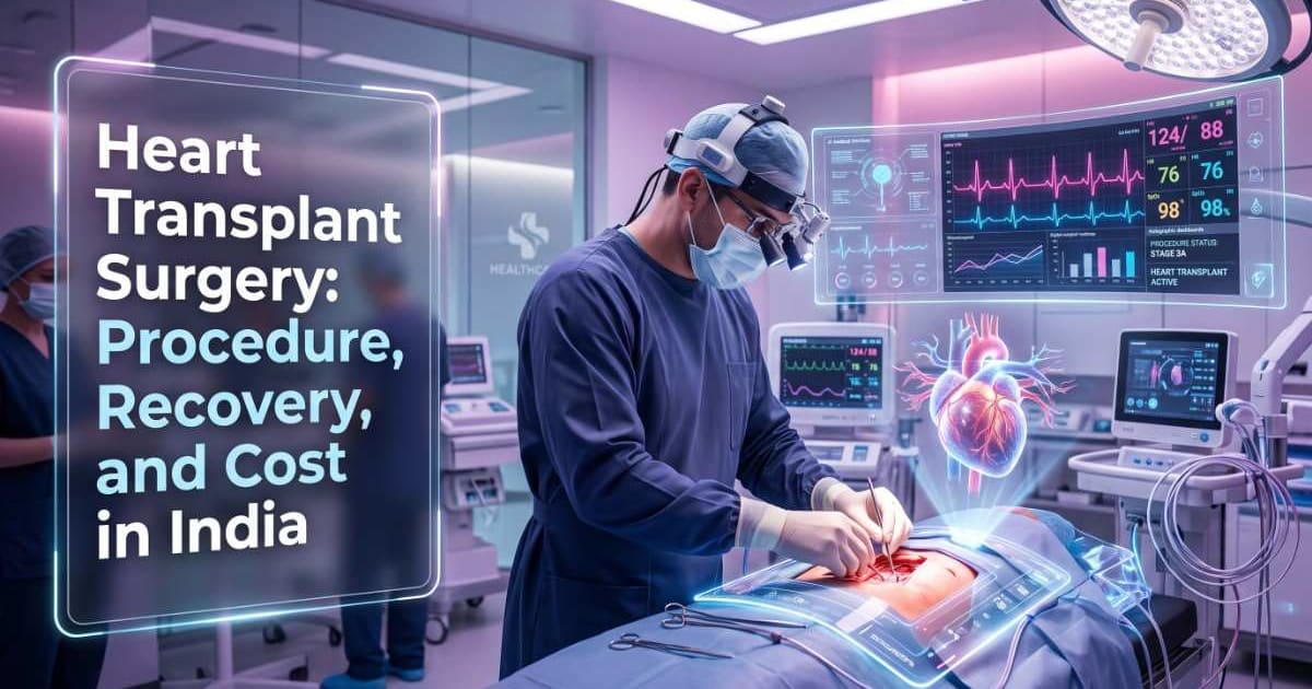 Heart transplant surgery: procedure, recovery, and cost in India