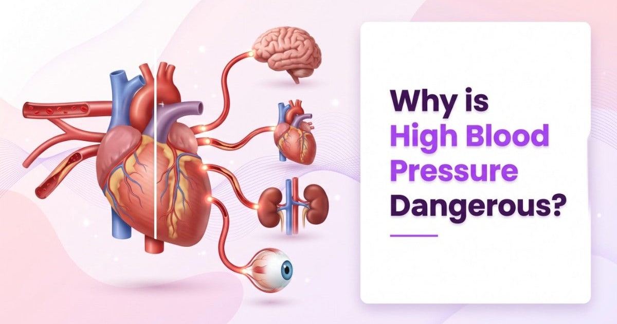Why is high blood pressure dangerous
