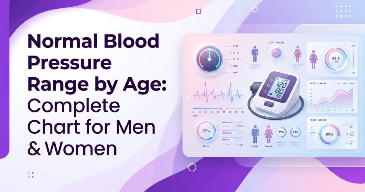 Normal blood pressure chart by age