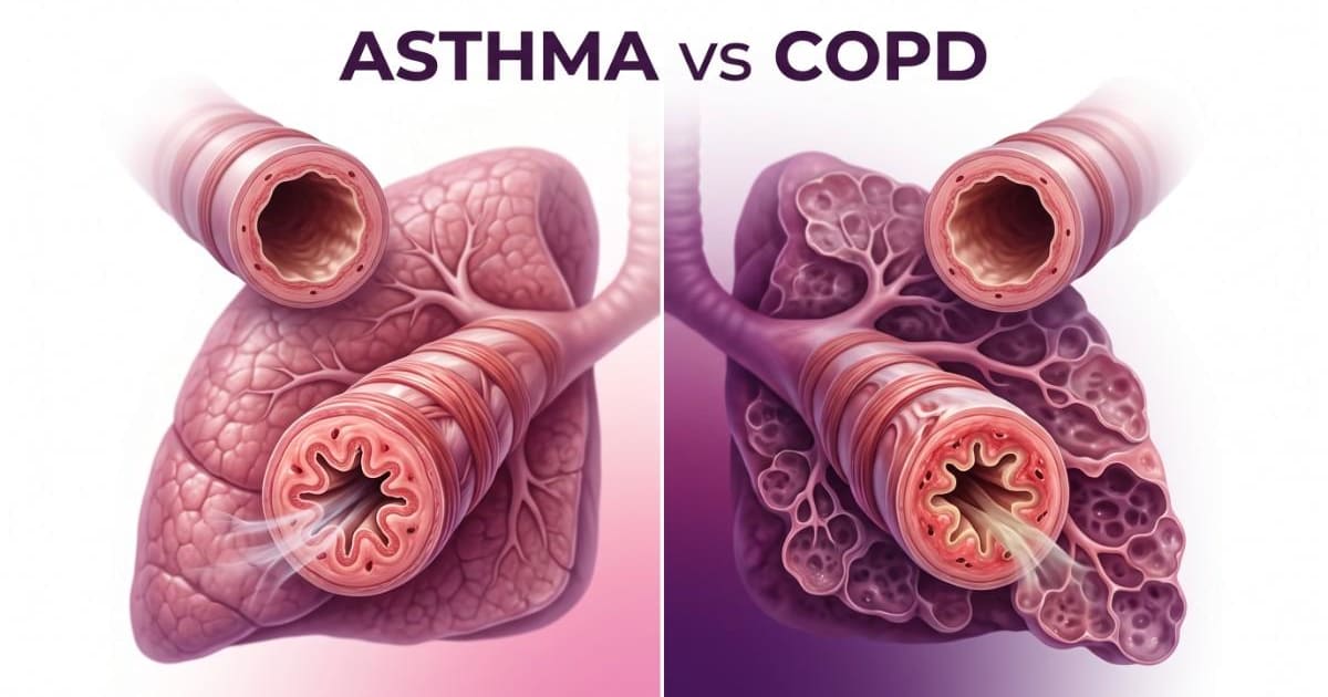 Asthma vs COPD