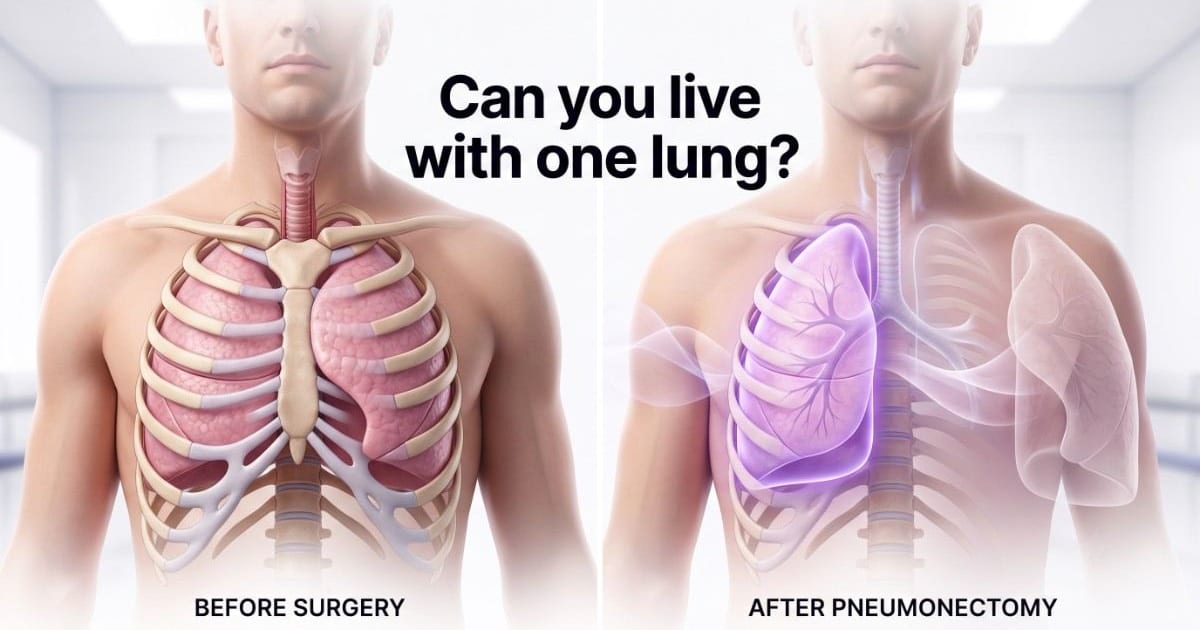 Can you live with one lung?