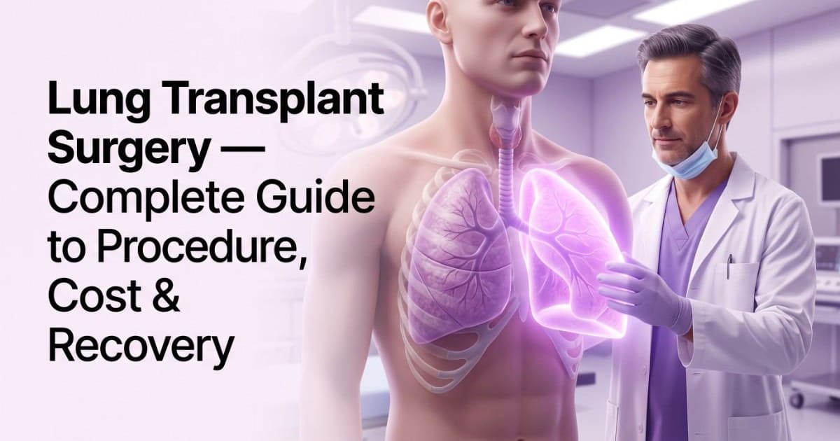 What is lung transplant surgery?