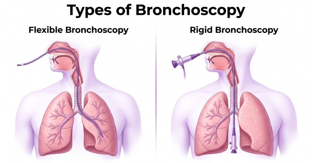 Types of bronchoscopy