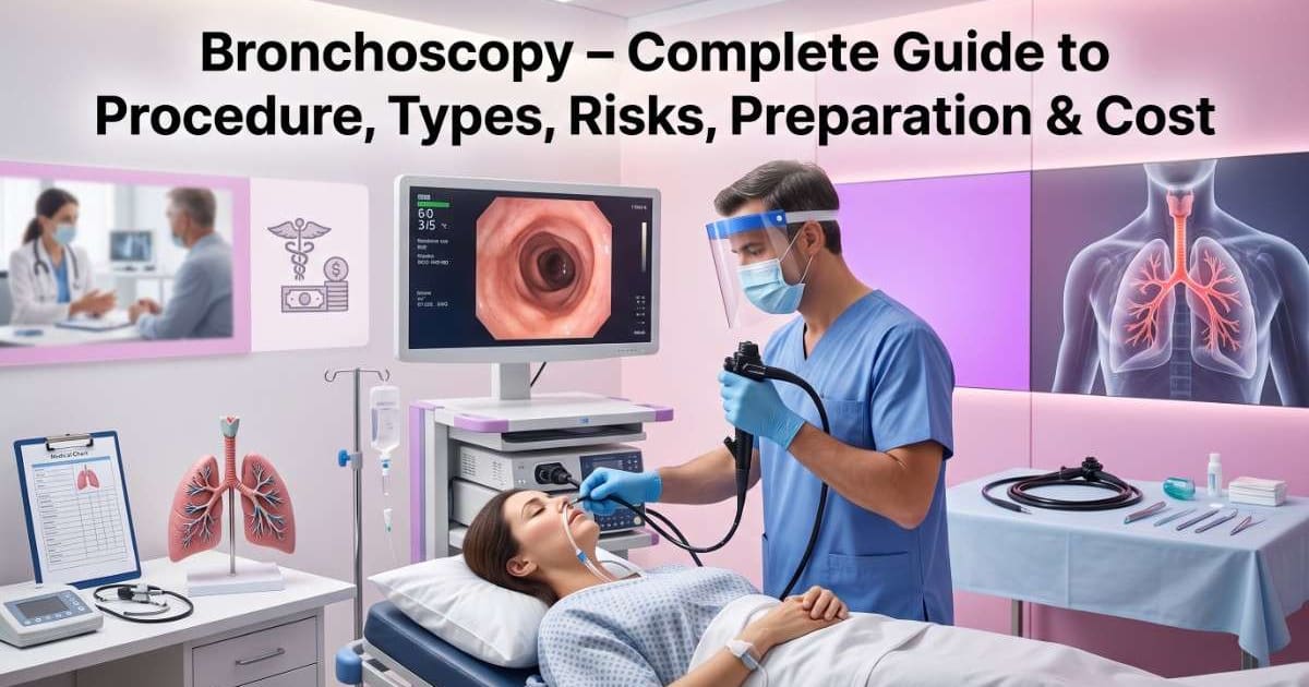 Bronchoscopy - Complete Guide to Procedure, Types, Risks, Preparation & Cost