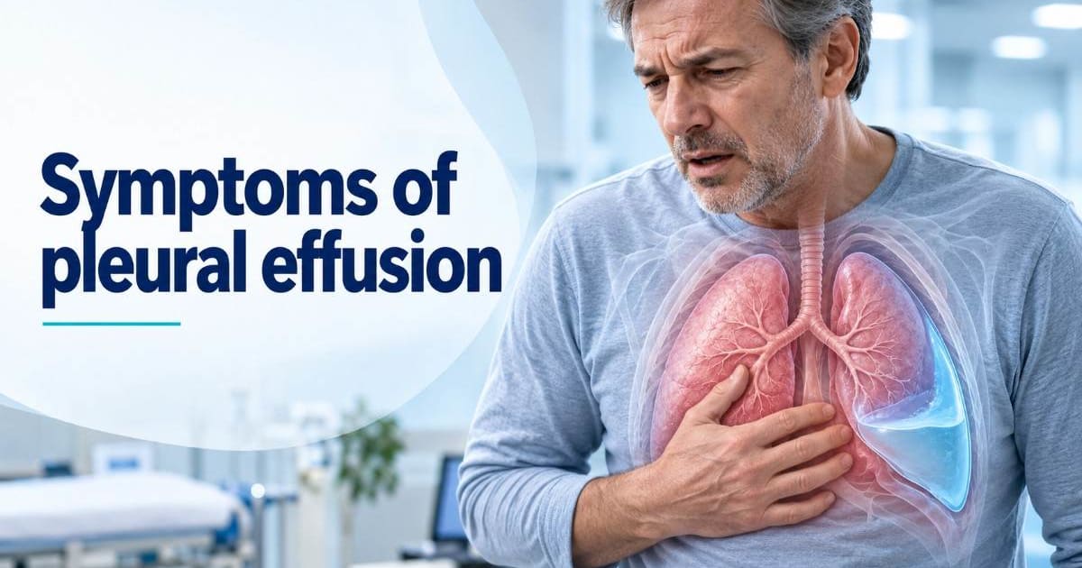 Symptoms of pleural effusion