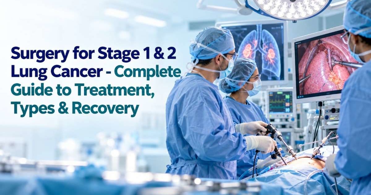 Surgery for Stage 1 & 2 Lung Cancer - Complete Guide to Treatment, Types & Recovery