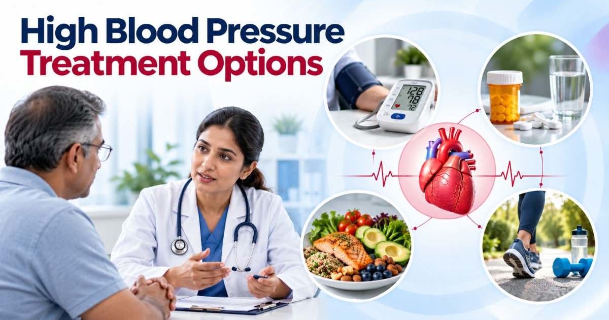 High blood pressure treatment options