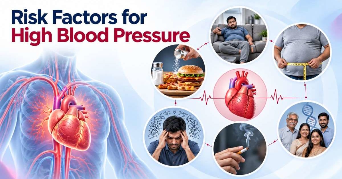 Risk factors for high blood pressure