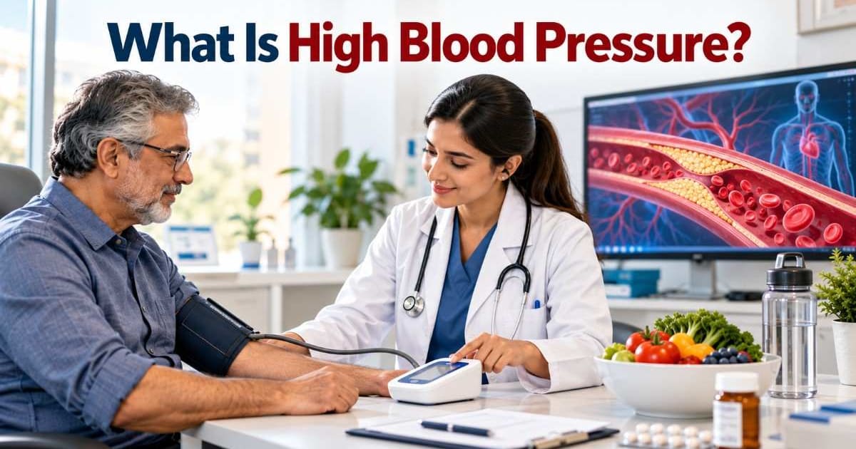 What is high blood pressure?