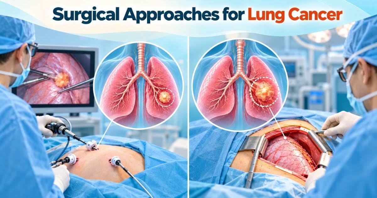 Surgical approaches for lung cancer