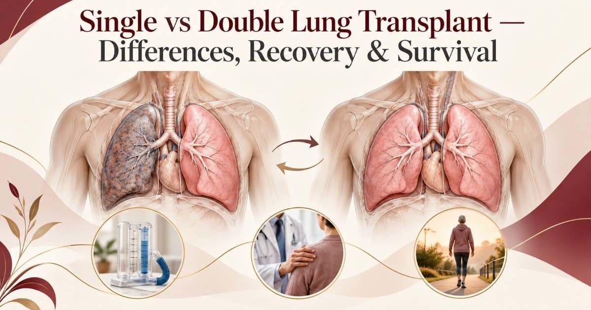 Single vs Double Lung Transplant: Differences, Recovery & Survival