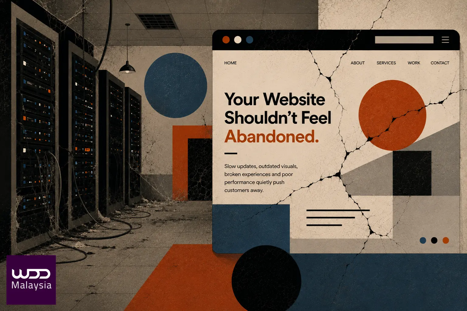 The real cost of website neglect for a Malaysian business, shown as compounding hidden losses