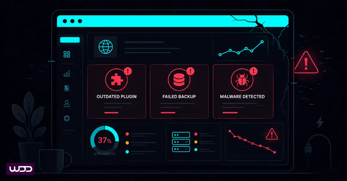 The consequences of skipping website maintenance, from hacks to lost search visibility