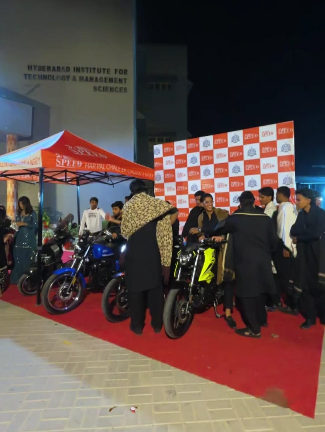 Bike showcase close-up