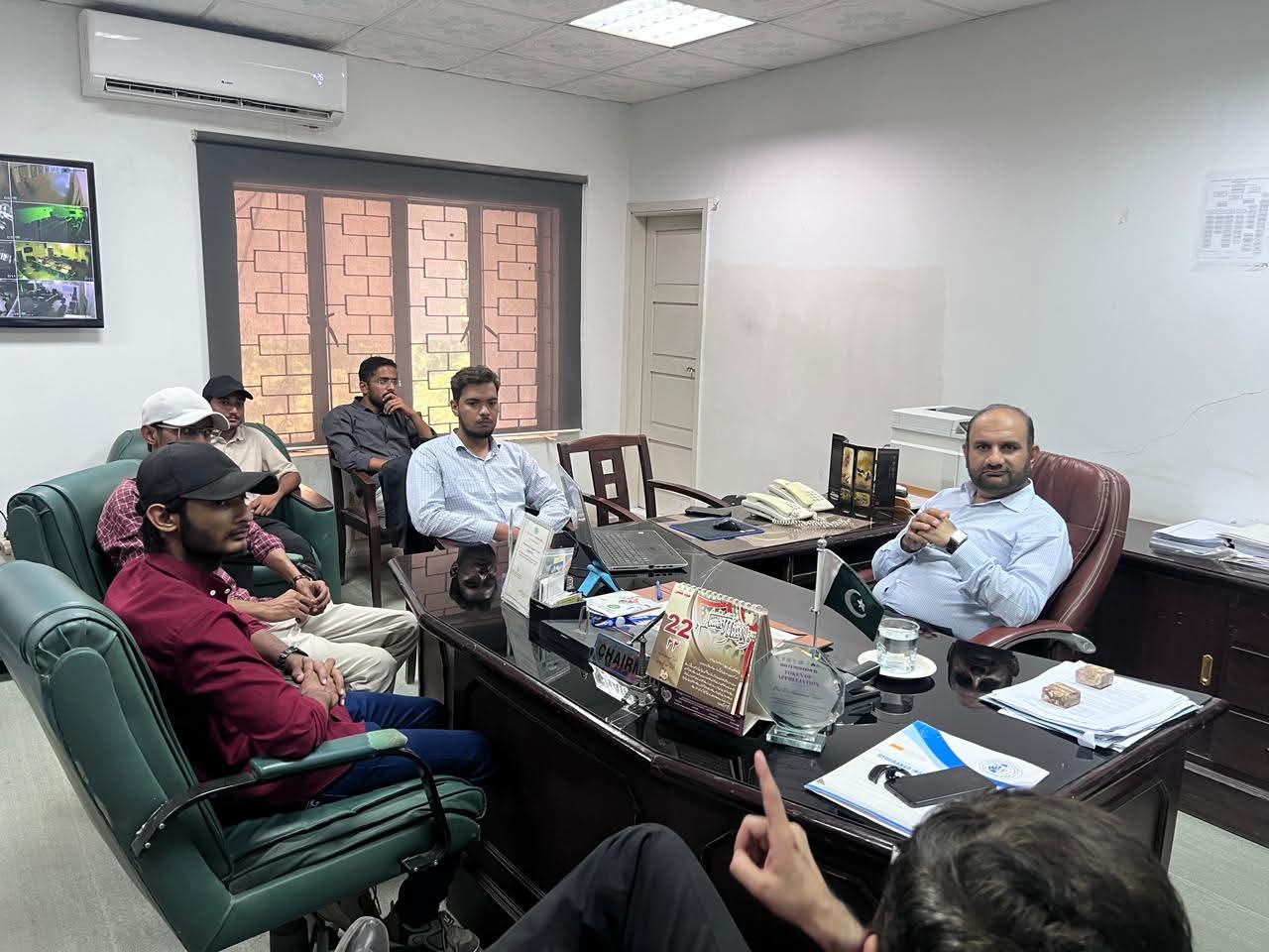 Meeting with Sir Shahnawaz Talpur