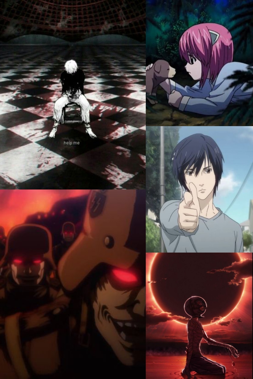 HORROR: FIVE OF THE DARKEST ANIME SCENES EVER.