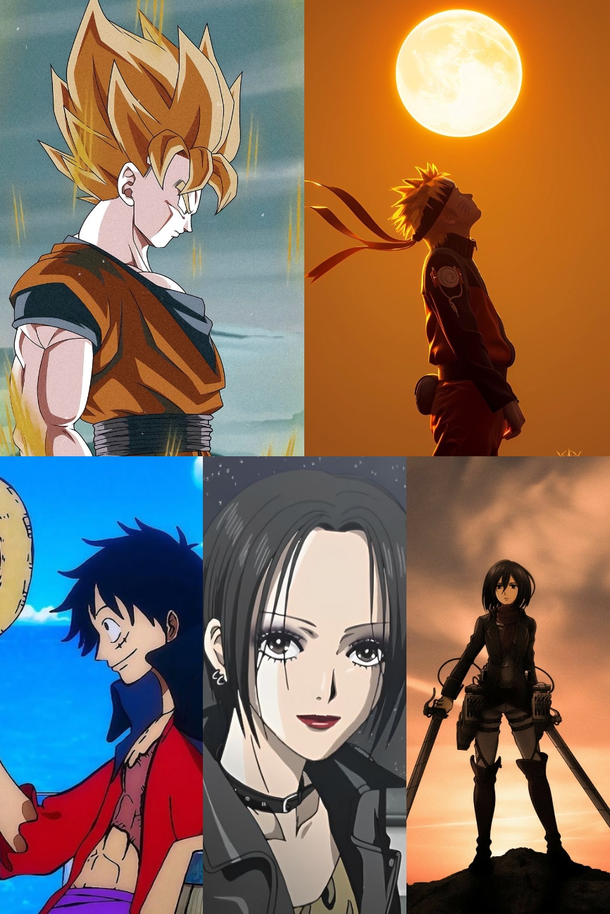 CLASSIC FIVE— LEGENDARY ANIME FITS.