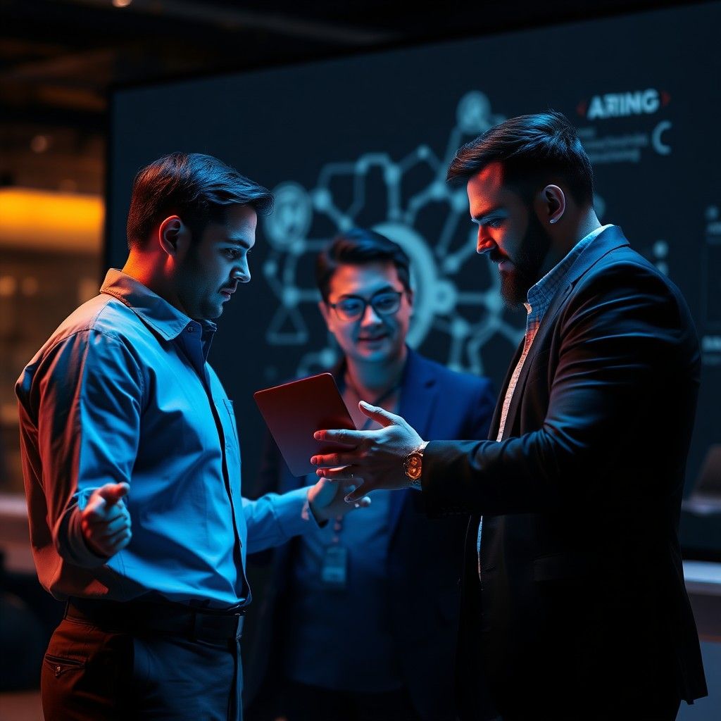 Business Team Using AI