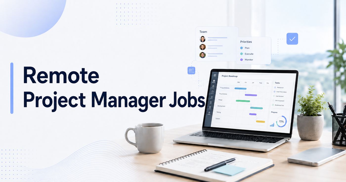 Remote Project Manager Jobs