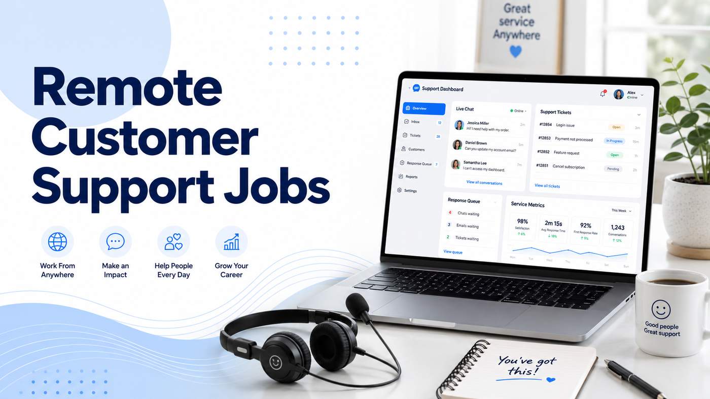 Remote Customer Support Jobs