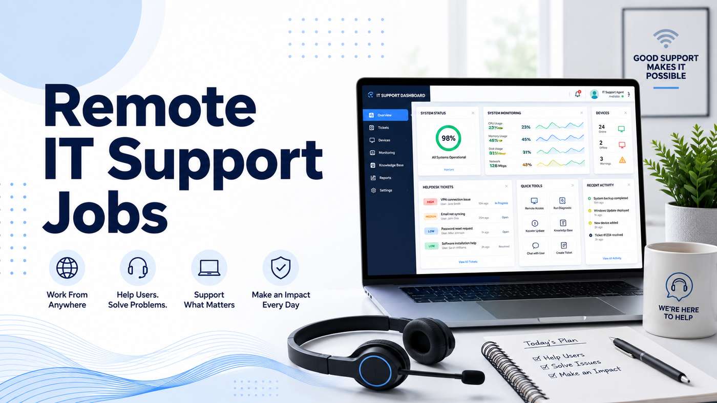 Remote IT Support Jobs