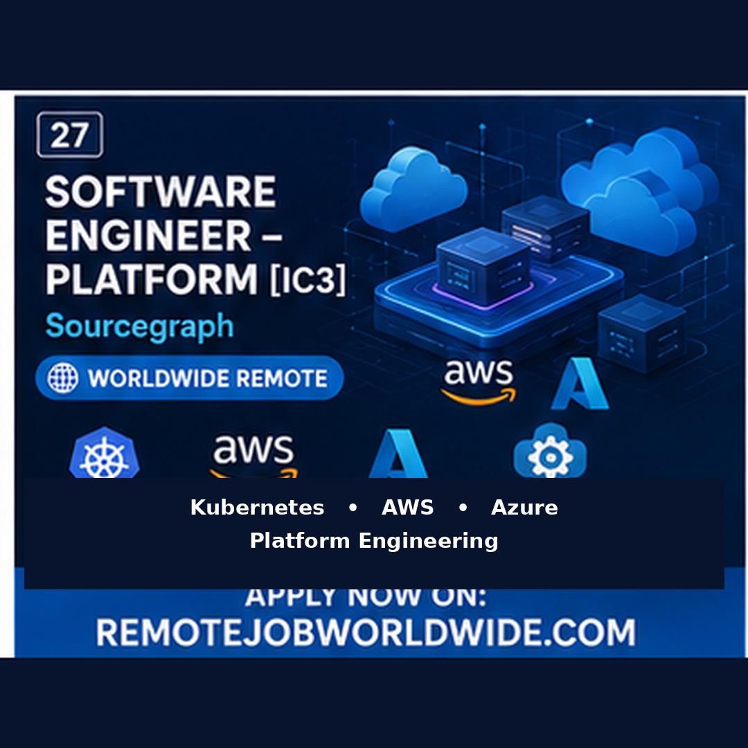 Software Engineer - Platform [IC3] at Sourcegraph — Remote Worldwide Job