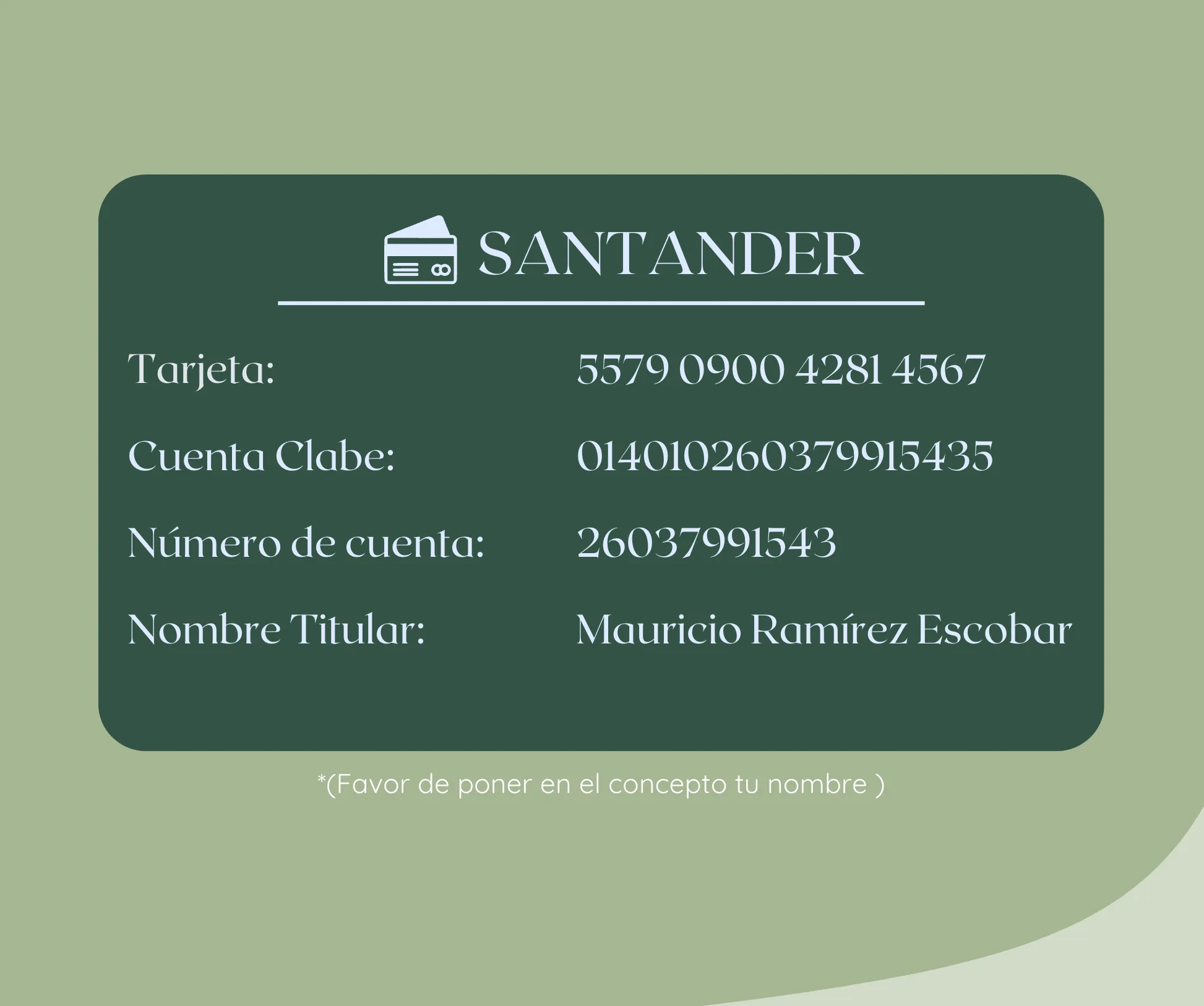 Información de Cuenta