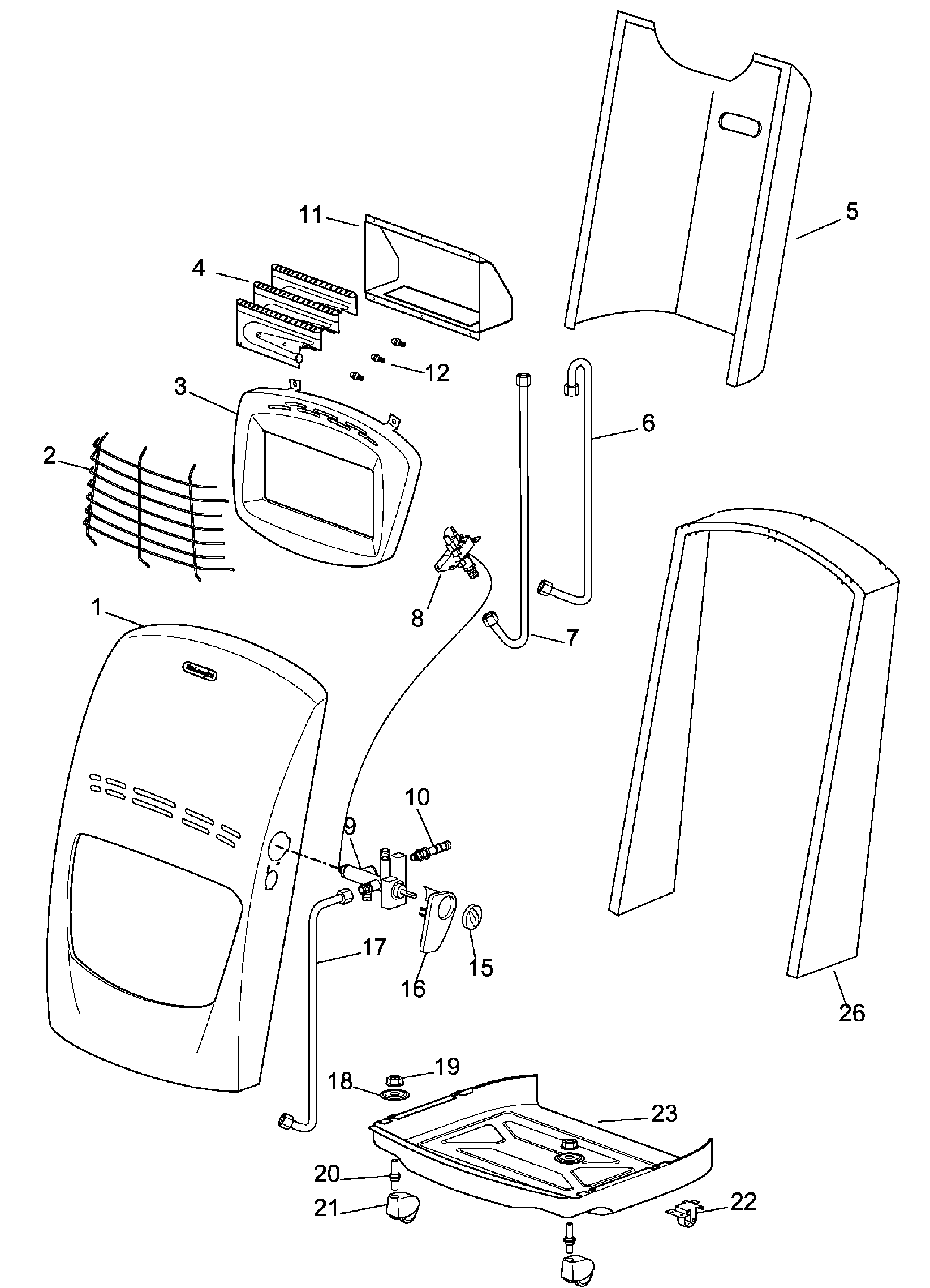 Delonghi SBF Gas Heater Spares | 4delonghi